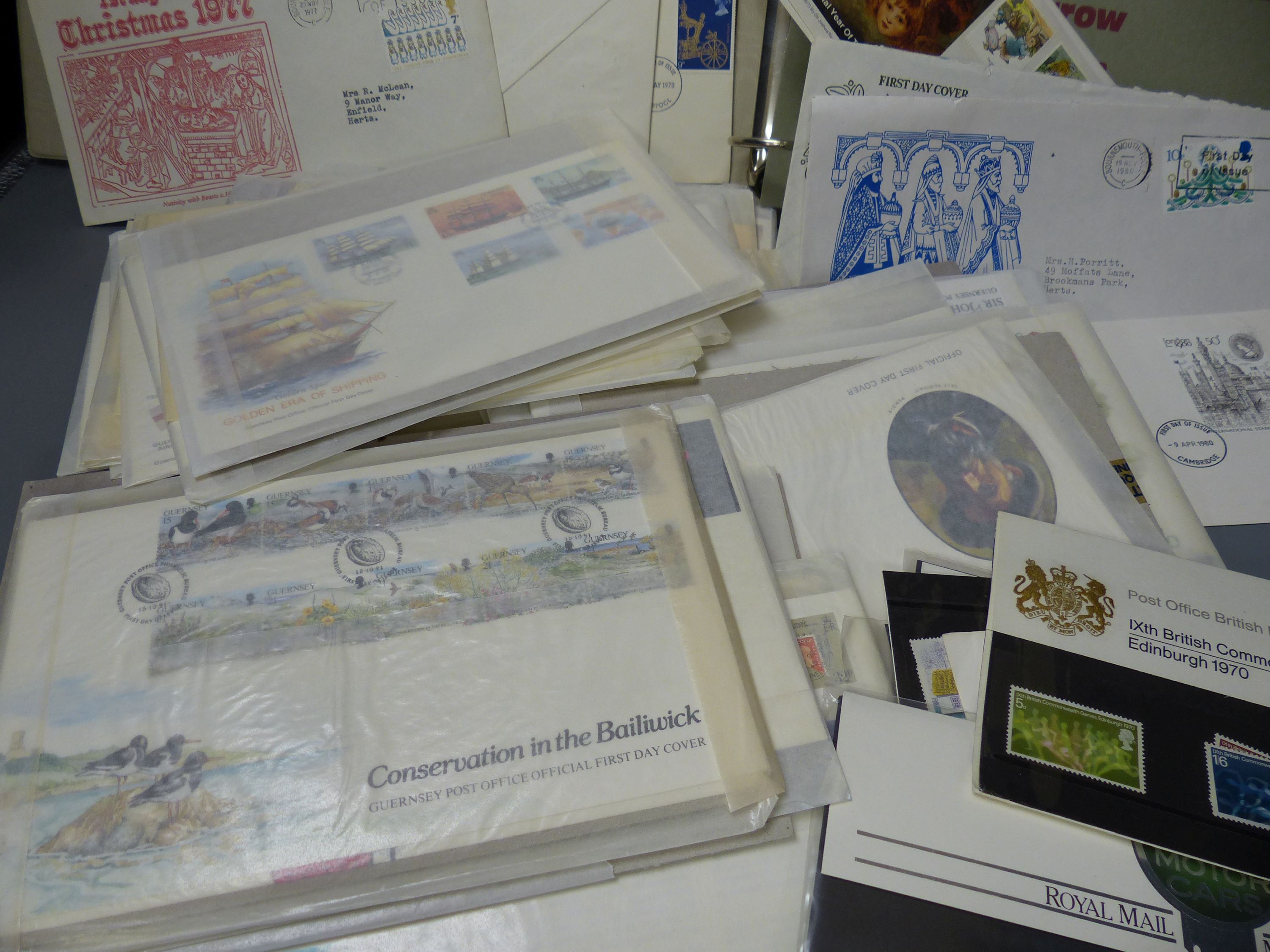 A collection of First day covers